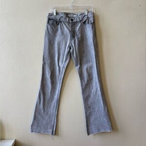 Yves Saint Laurent Gray Flare Jeans